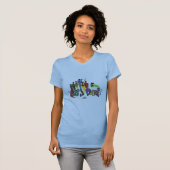 kunst- en dansshirt t-shirt (Voorkant volledig)