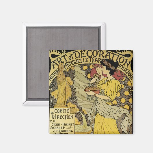 Kunst en decoratie magneet (Voorkant / Achterkant)