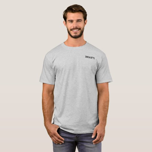KUNST EN DESIGN MANS T SHIRT (Voorkant volledig)