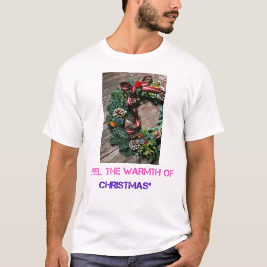 Kunst en design voor het kerstprogramma t-shirts (Voorkant)