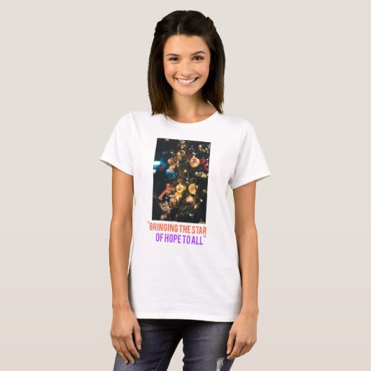 Kunst en design voor het kerstprogramma t-shirts (Voorkant volledig)