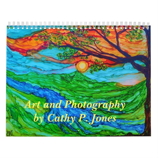 Kunst en fotografie van Cathy P. Jones Kalender (Hoes)