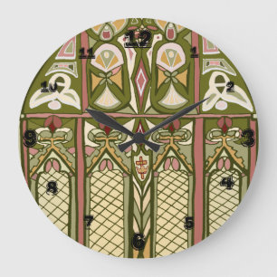 Kunst en gekleurd glas, geïnspireerd op klok! grote klok