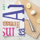 Kunst en inspiratie van creatieve persoonlijkheid theedoek (Quarter Fold)