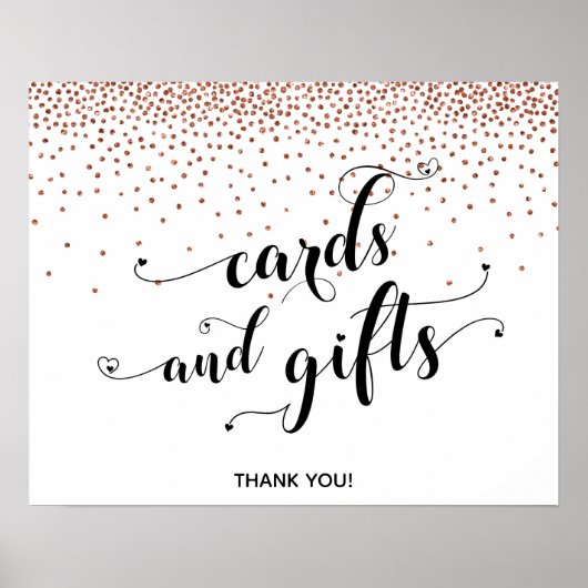 Kunst en koper, Kaarten en geschenken Ontvangingst Poster (Voorkant)