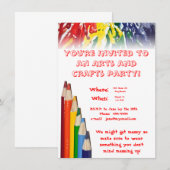 Kunst- en kunstpartij kaart (Voorkant / Achterkant)