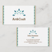 Kunst en kunstwerk visitekaartje (Voorkant / Achterkant)