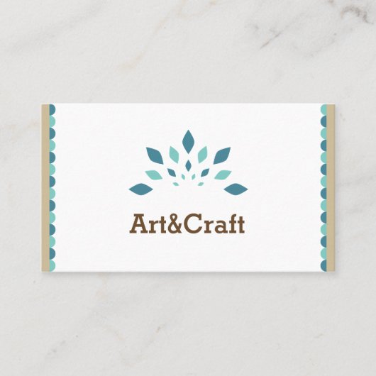 Kunst en kunstwerk visitekaartje (Voorkant)