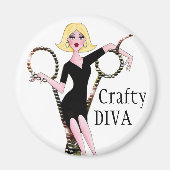 Kunst en kunstwerken, DIVA magnet (Voorkant)