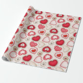Kunst en liefde cadeaupapier (Uitgerold)