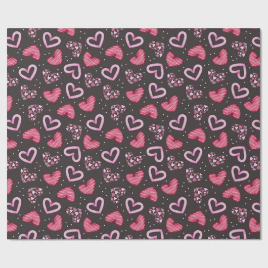 Kunst en liefde cadeaupapier (Vlak)