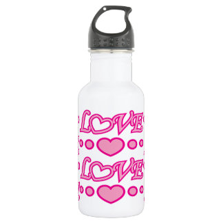 Kunst en liefde waterfles 