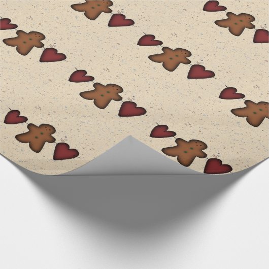 Kunst- en ontbijtkoek cadeaupapier (Hoek)