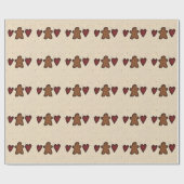 Kunst- en ontbijtkoek cadeaupapier (Vlak)