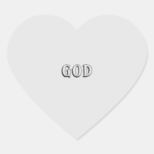 KUNST EN ONTWERP GOD STICKER