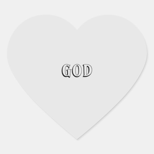KUNST EN ONTWERP GOD STICKER (Voorkant)