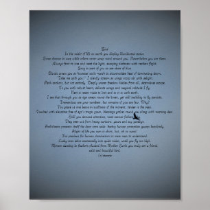 KUNST EN ONTWERP MUUR POSTER