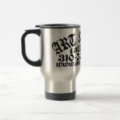 KUNST EN OUD ENGELS TATTOO LOGO REIZEN MUG REISBEKER (Links)