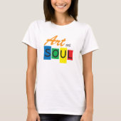 Kunst en sol t-shirt (Voorkant)