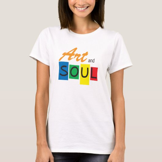 Kunst en sol t-shirt (Voorkant)
