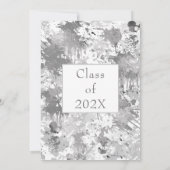 Kunst en stijlvol feest kaart (Achterkant)