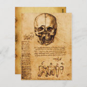 KUNST EN TEETH, DENTAAL KLINIEK, DENTIST Parchment Briefkaart (Voorkant / Achterkant)