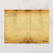 KUNST EN TEETH, DENTAAL KLINIEK, DENTIST Parchment Briefkaart (Achterkant)