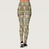 Kunst en vlottenbloem met vogelachtige Leggings (Achterkant)