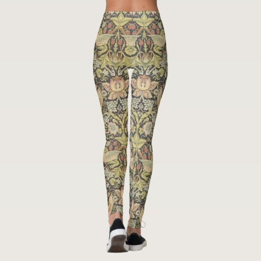 Kunst en vlottenbloem met vogelachtige Leggings (Achterkant)
