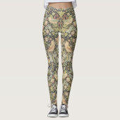 Kunst en vlottenbloem met vogelachtige Leggings (Voorkant)