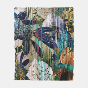 kunst en waterverf najaar kleurrijke achtergrond fleece deken