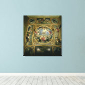 Kunst en wetenschappen, 1636 canvas afdruk (Insitu (Houten vloer))