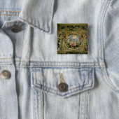Kunst en wetenschappen, 1636 vierkante button 5,1 cm (In situ)