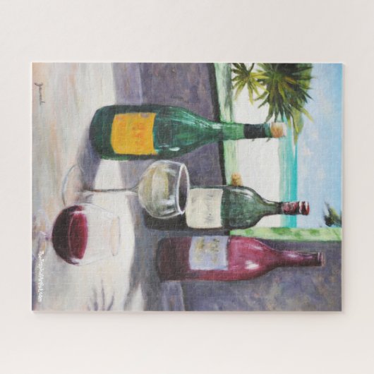 Kunst en wijngaardpuzzel met cadeaudoos, 520 stuks legpuzzel (Horizontaal)