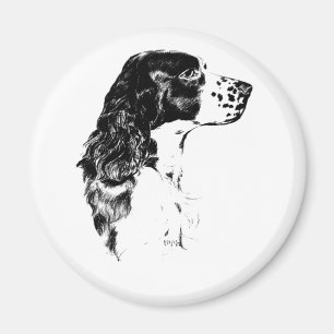 kunst Engels Springer Spaniel Dog Magnet