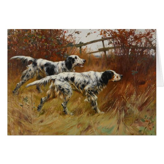 kunst - Engelstalige honden ter plekke, (Voorkant Horizontaal)