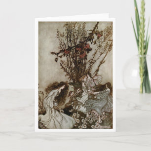  kunst - Fairies voelen zich daney Kaart