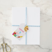 Kunst Feest Schilderen Verjaardag Labels Cadeaulabel (Met Touw)