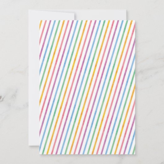 Kunst Feest Verjaardag uitnodiging, Kunst Schilder Kaart (Achterkant)