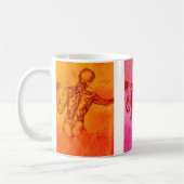 kunst figuur ontwerper koffiemok (Links)