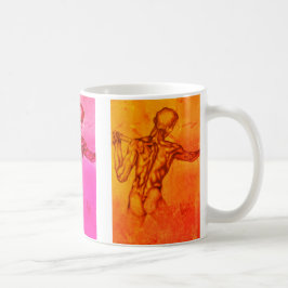 kunst figuur ontwerper koffiemok