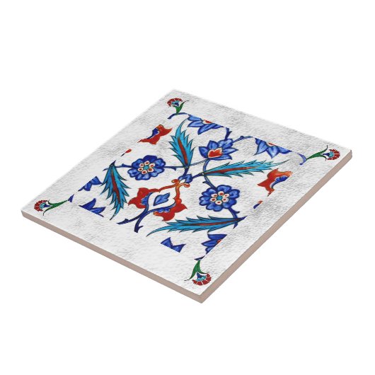 Kunst- Floral Tegeltje (Zijkant)