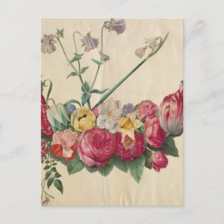 Kunst Floral Wreath Briefkaart