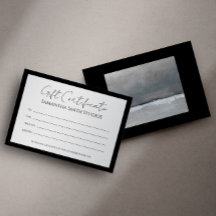 Kunst Foto  Cadeaubon Sjabloon