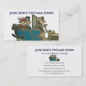 kunst Funny Pigs tweezijdig Visitekaartje (Voorkant / Achterkant)