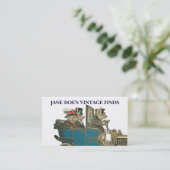 kunst Funny Pigs tweezijdig Visitekaartje (Staand voorkant)