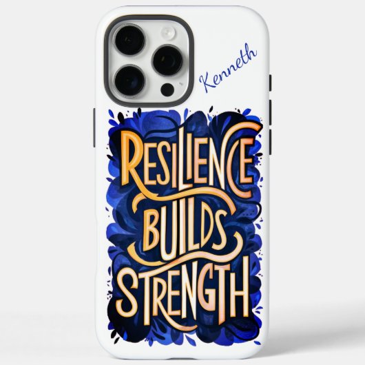 Kunst gedijt op veerkracht; Generatieve AI Case-Mate iPhone Case (Achterkant)