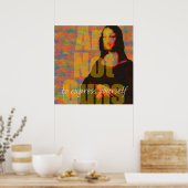 Kunst geen Pistolen Poster (Keuken)