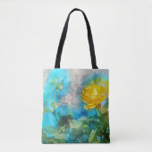 Kunst geïllustreerd bloem Schilderachtig Afbeeldin Tote Bag (Voorkant)