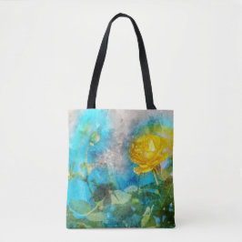 Kunst geïllustreerd bloem Schilderachtig Afbeeldin Tote Bag